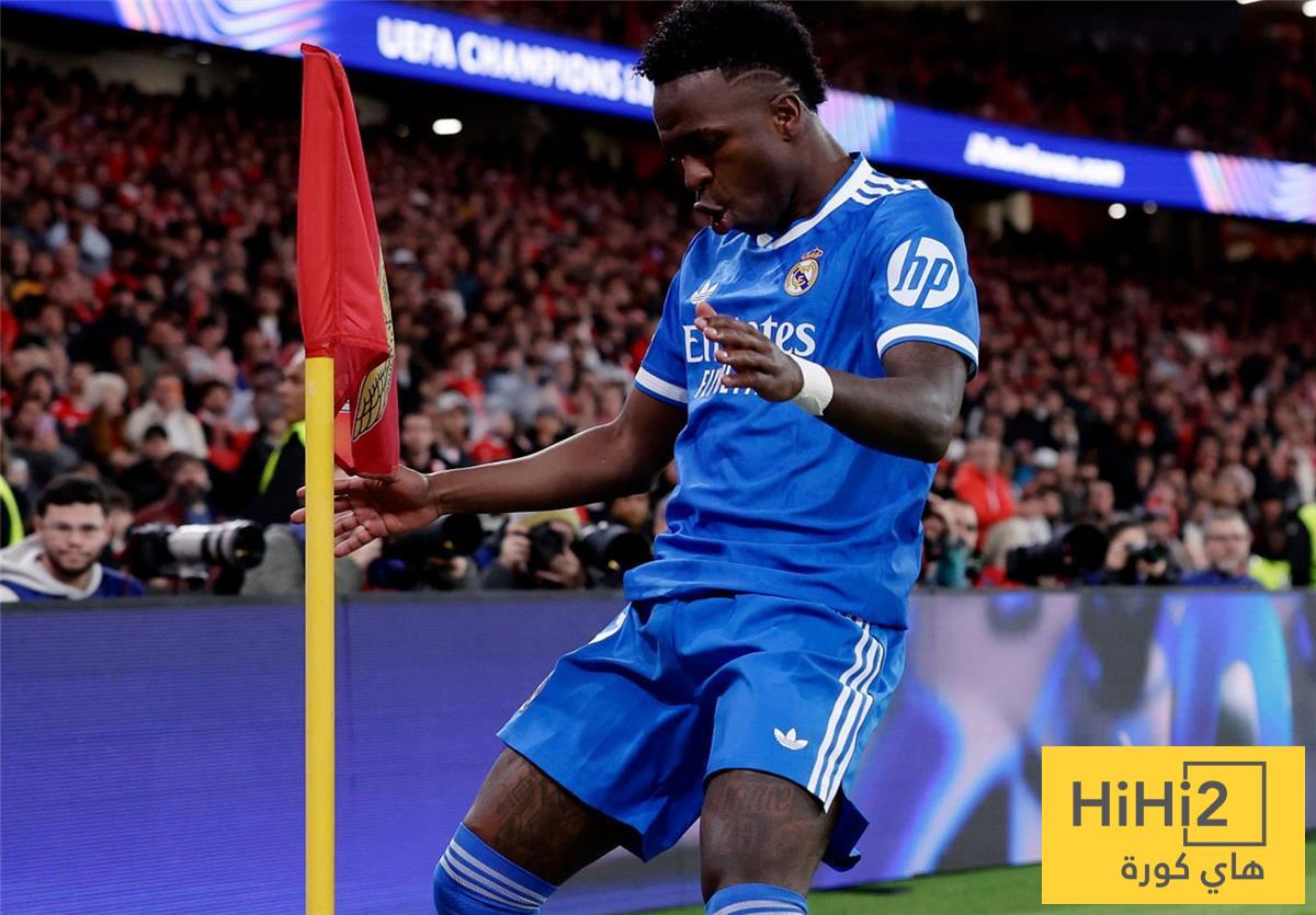 فينيسيوس يواجه خطر الإيقاف أمام بنفيكا