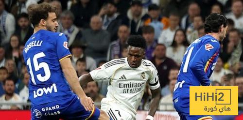 خيتافي يباغت ريال مدريد بالهدف الاول