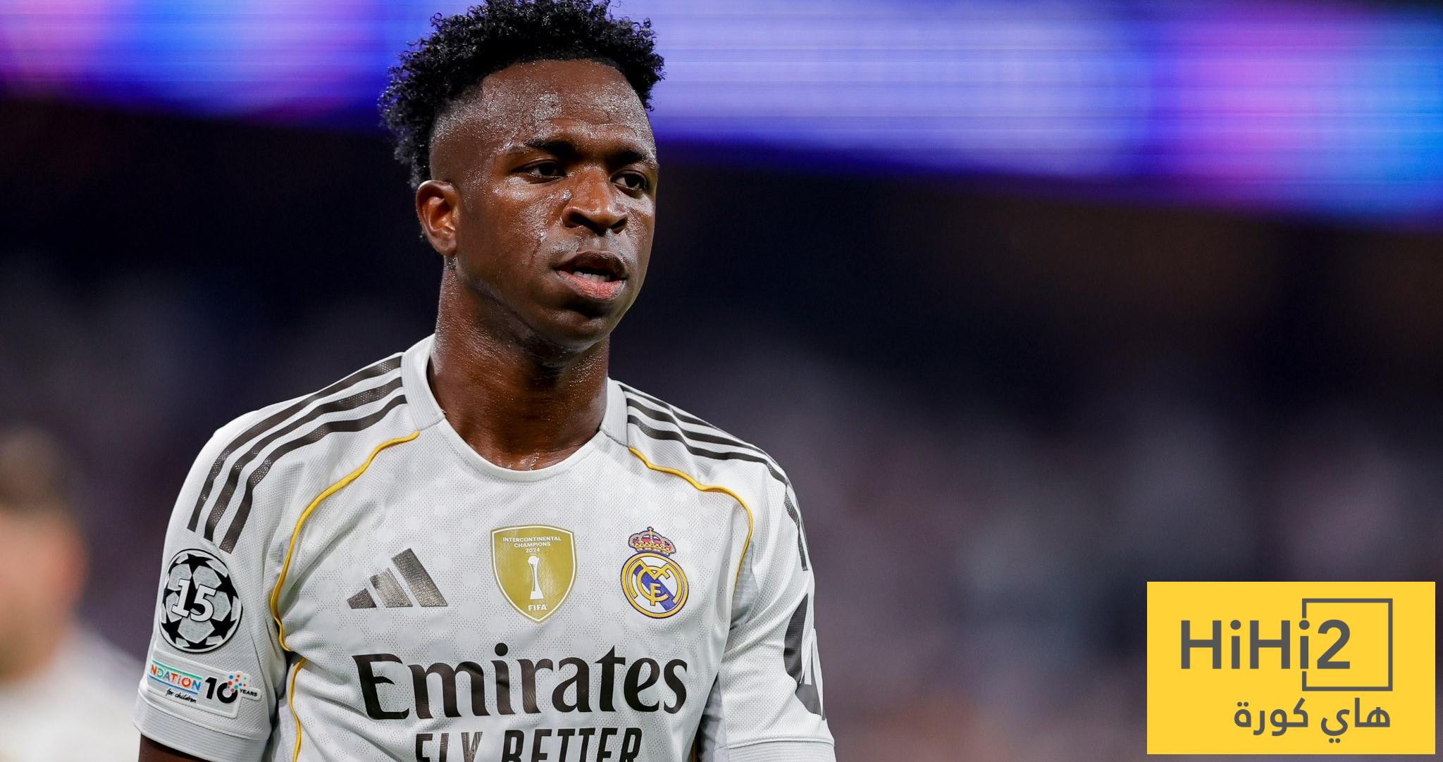 فينيسيوس يقاتل وحيدًا! أرقام تكشف معاناة هجوم ريال مدريد