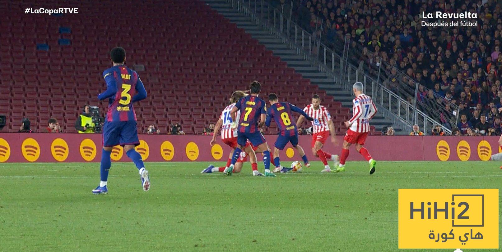 ركلة جزاء برشلونة أمام أتلتيكو مدريد صحيحة