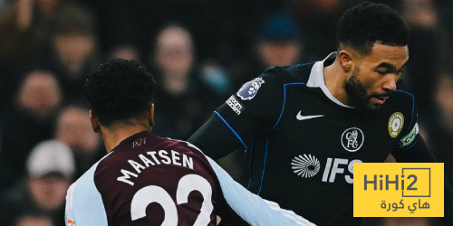 إحصائيات مباراة تشيلسي وأستون فيلا بعد مرور ساعة