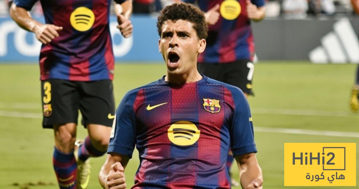 حمزه عبد الكريم يسجل اول اهدافه بقميص برشلونة
