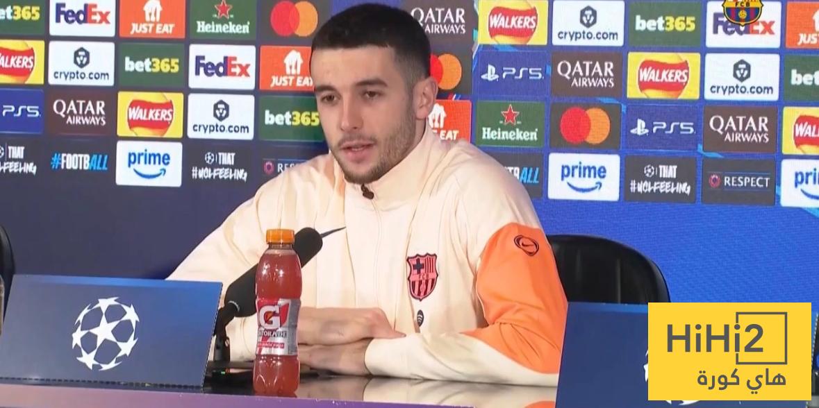 غارسيا يعلق على مواجهة نيوكاسل في دوري الأبطال