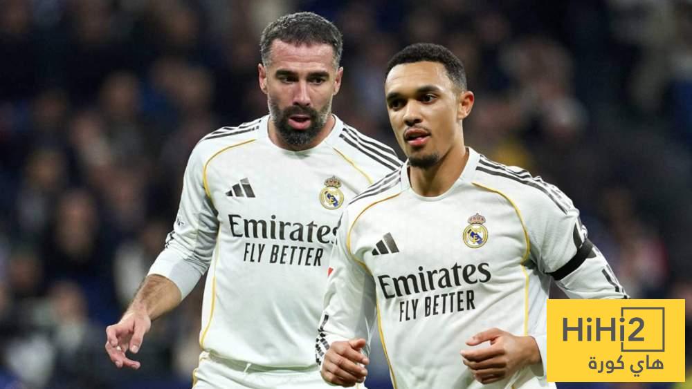 جدل في ريال مدريد بسبب أرنولد وكارفاخال!!