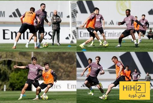 صور .. استعدادات ريال مدريد الاخيرة لمواجهة التشي 7