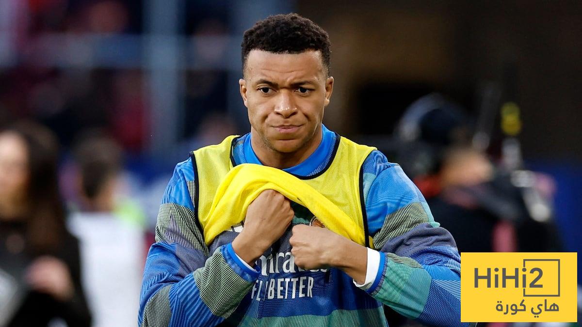 موقف مبابي من المشاركة في مباراة مانشستر سيتي