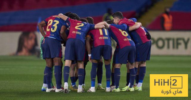 تدريب احترازي لثنائي برشلونة قبل مباراة رايو فاليكانو