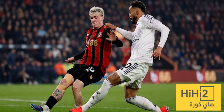 بورنموث يدرك التعادل امام مانشستر يونايتد بورنموث يدرك التعادل امام مانشستر يونايتد