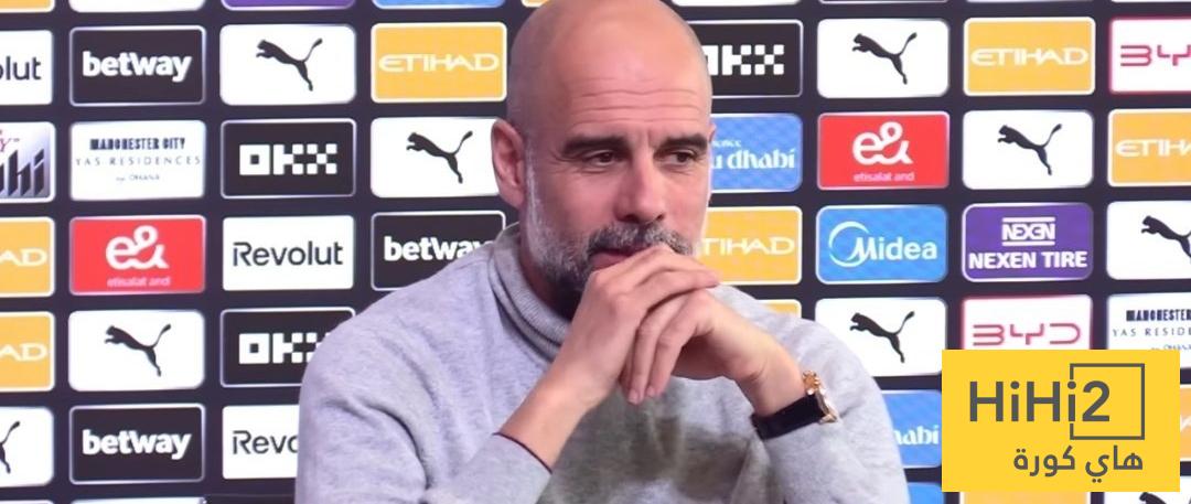 جوارديولا يركز على ” نصف الكوب الممتلئ “