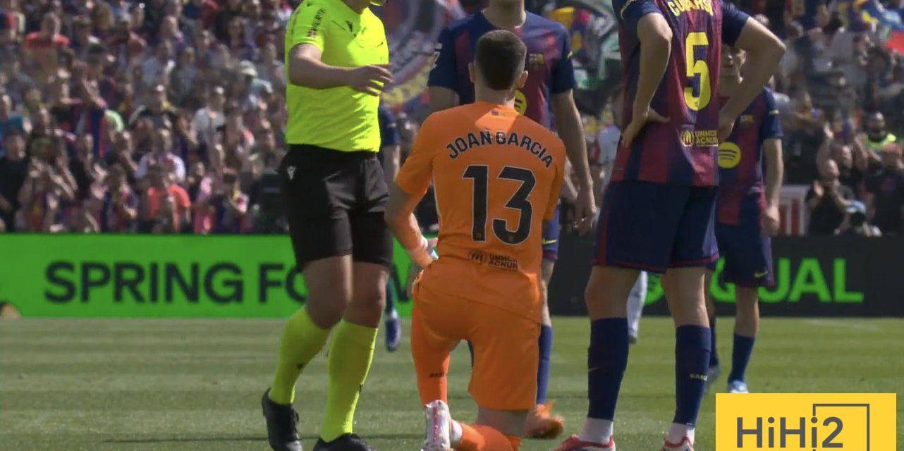 خوان غارسيا يثير قلق جماهير برشلونة