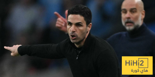 أرتيتا يدافع عن قراره في مباراة السيتي