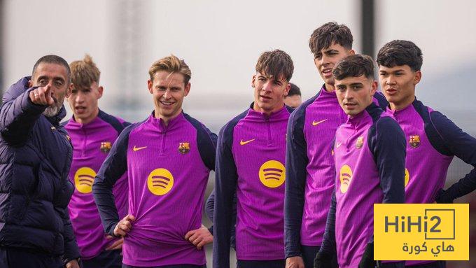 اخبار سعيدة في تدريبات برشلونة