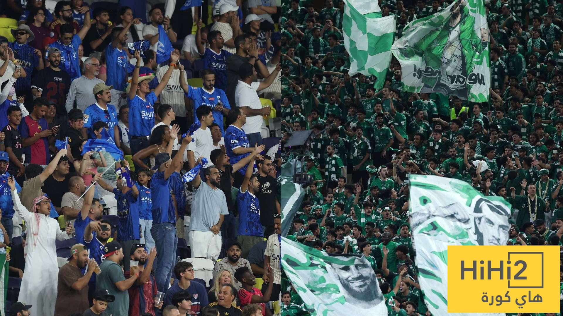 حضور جماهيري متكافئ لقمة الهلال والأهلي المحتملة ! حضور جماهيري متكافئ لقمة الهلال والأهلي المحتملة !