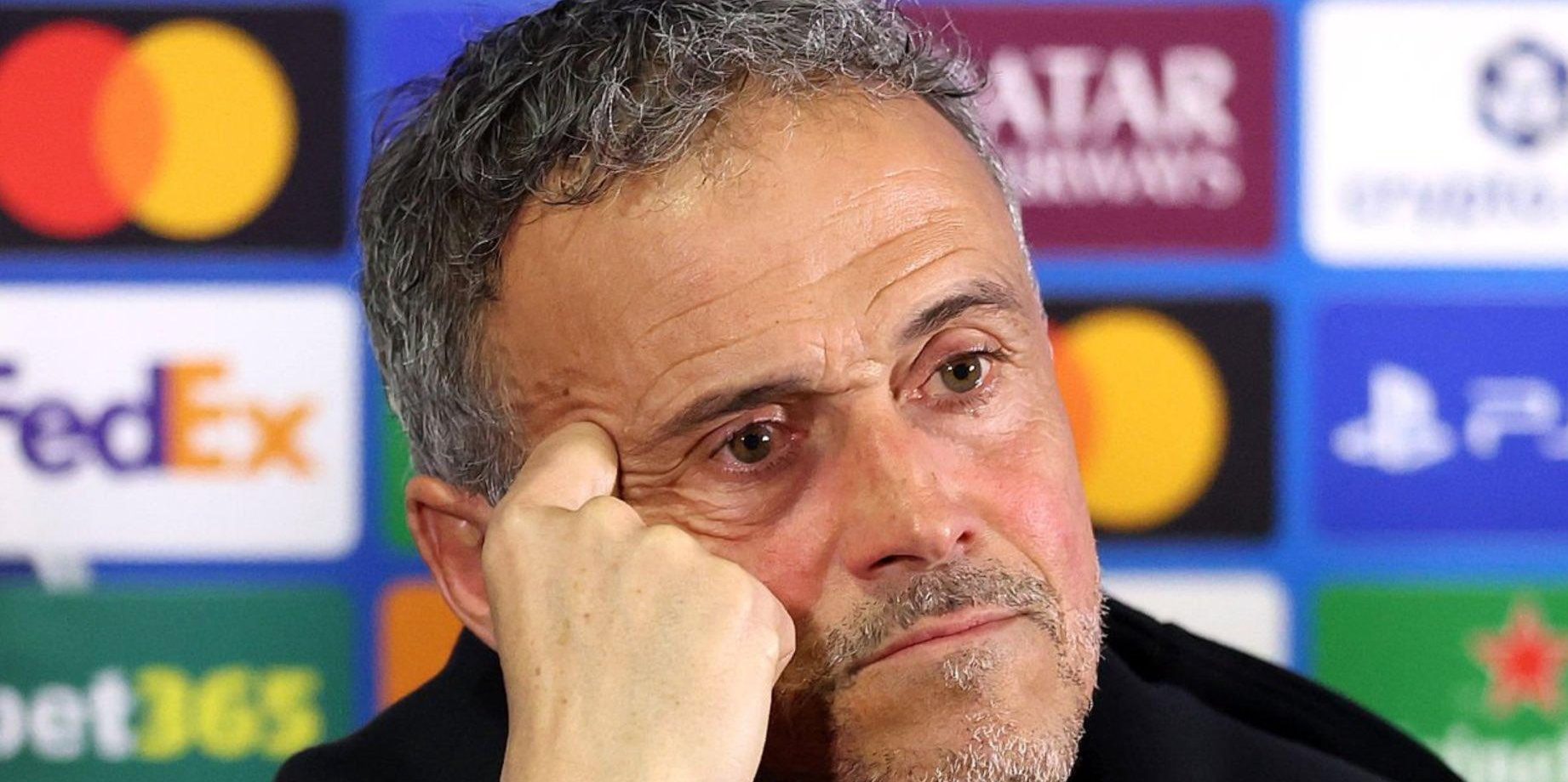 لويس إنريكي يصدم مانشستر يونايتد