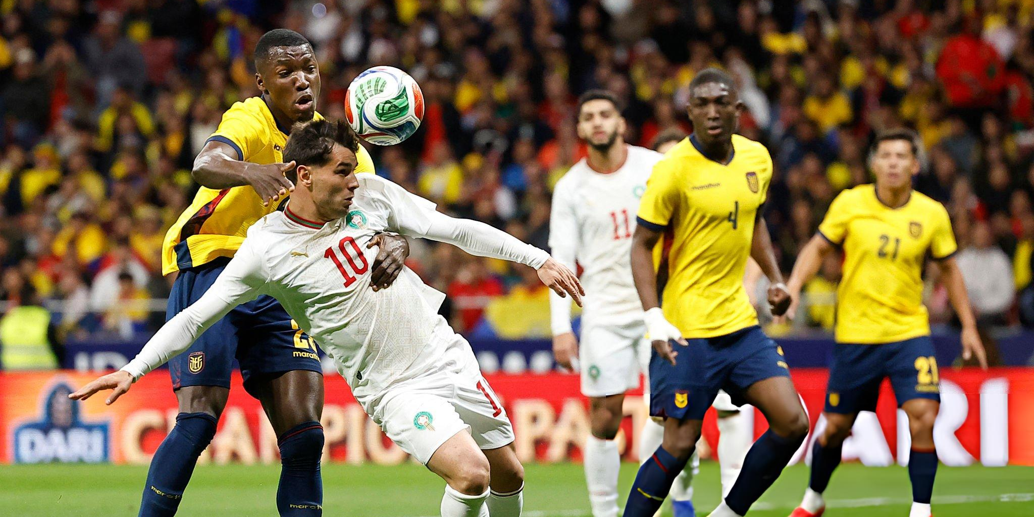 احصائيات مباراة المغرب و الاكوادور الودية احصائيات مباراة المغرب و الاكوادور الودية