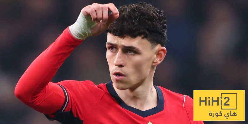 أرقام فودين في مباراة إنجلترا وأوروغواي