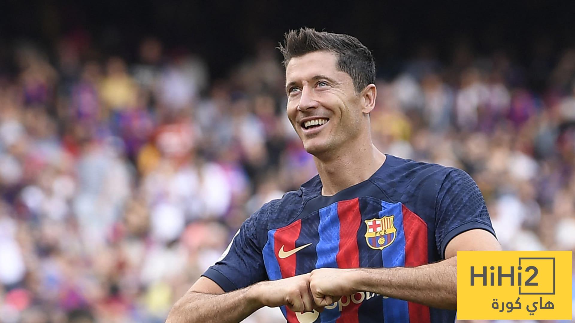 3 مرشحين لخلافة ليفاندوفسكي في برشلونة