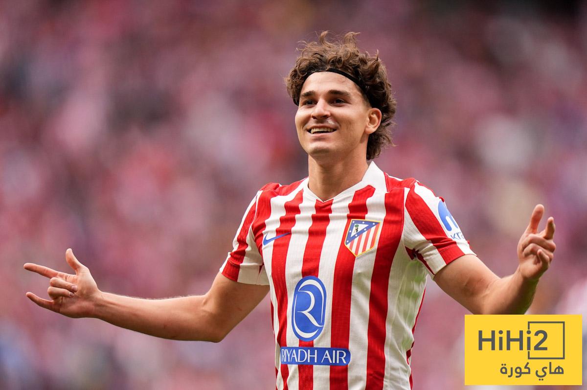 أتلتيكو مدريد يستعد لتجديد عقد ألفاريز