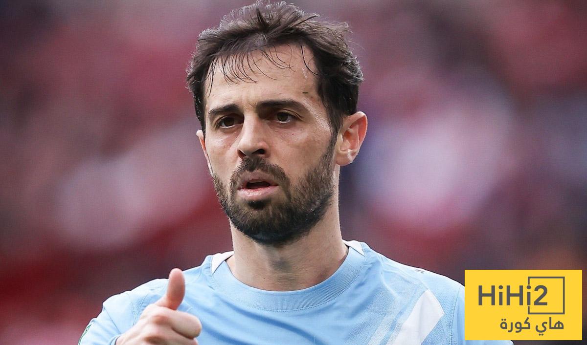 خطة برناردو سيلفا مع مانشستر سيتي خطة برناردو سيلفا مع مانشستر سيتي