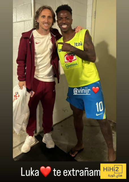 فينيسيوس يرد على منشور مودريتش 2 فينيسيوس يرد على منشور مودريتش 1