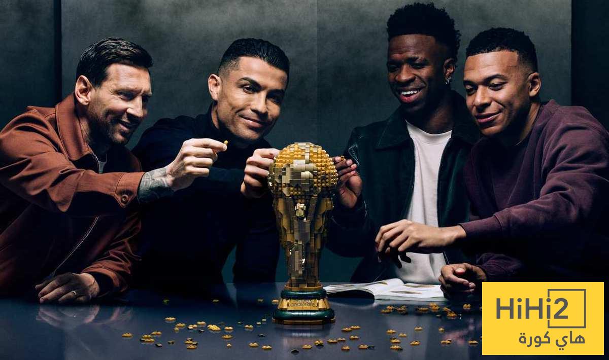 صورة.. ليجو تُطلق مجموعات خاصة بكأس العالم بمشاركة ميسي ورونالدو ومبابي وفينيسيوس