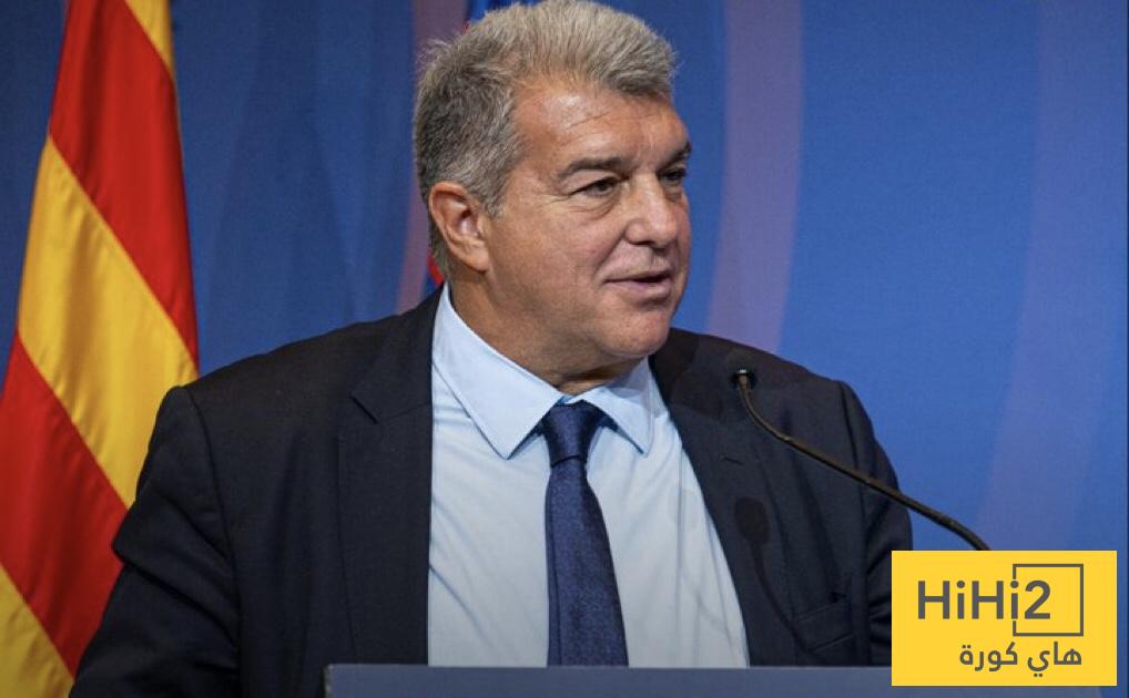 لابورتا حاضر في تدريبات برشلونة قبل مواجهة اتلتيكو