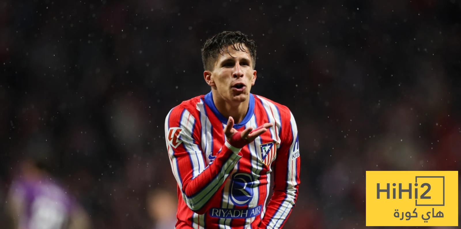 اتلتيكو يسجل الهدف الاول في شباك برشلونة