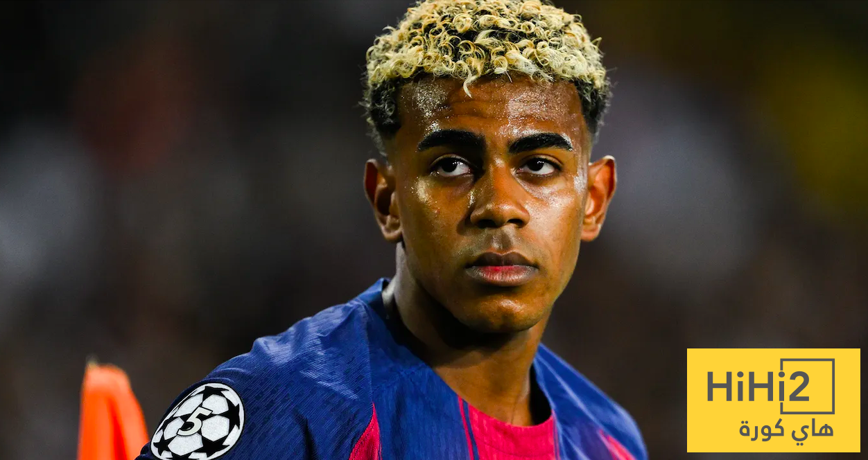 صور  : شاهد الخلاف بين لامين يامال وفليك بعد نهاية المباراة