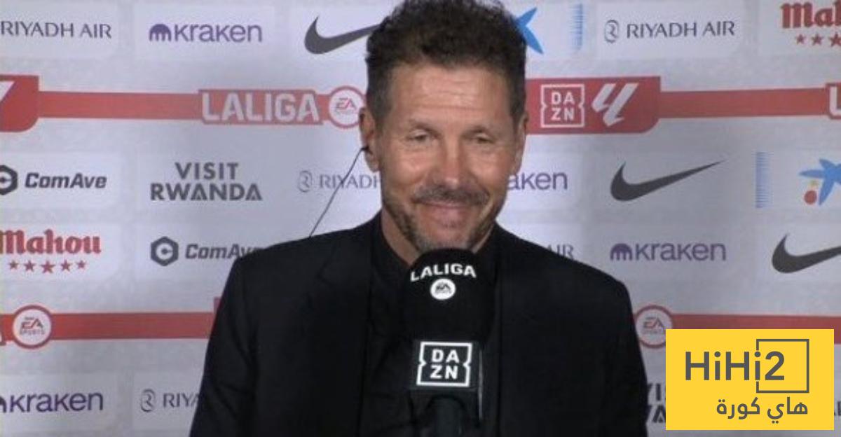 سيميوني يسخر من ريال مدريد بعد هزيمته أمام برشلونة