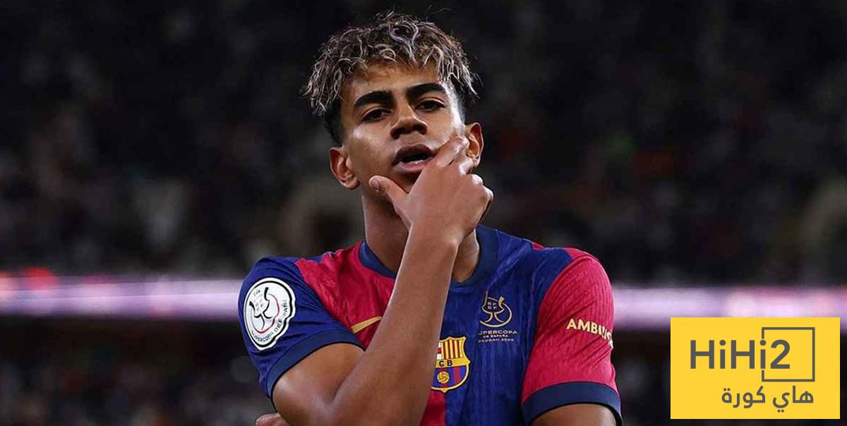 لامين يامال على أعتاب تحطيم رقم هالاند الأوروبي