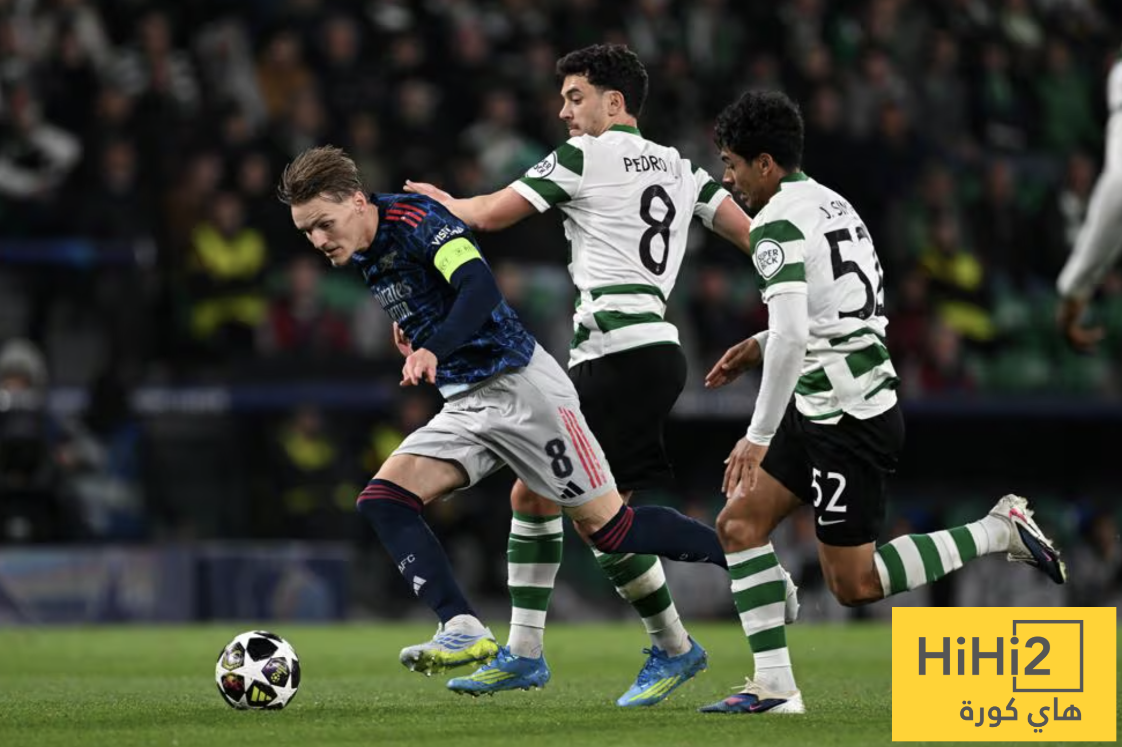 إحصائيات ساعة من مباراة أرسنال وسبورتينغ لشبونة