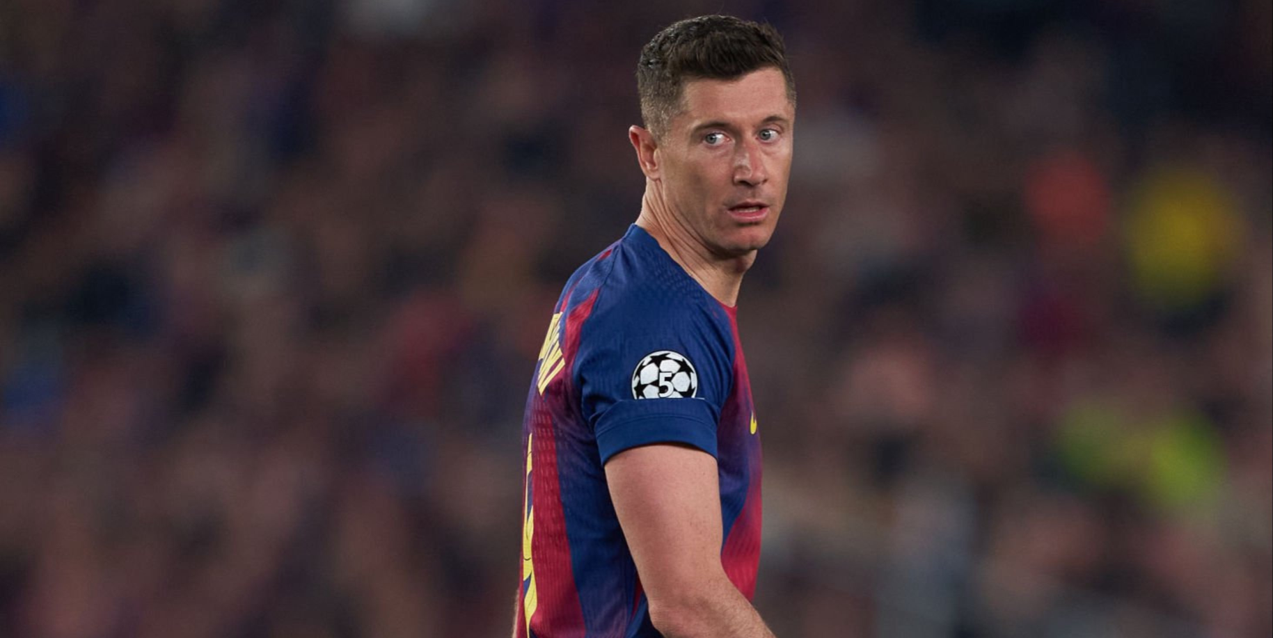 ليفاندوفسكي محبط من استبداله أمام أتلتيكو