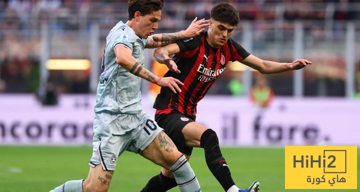 الشوط الأول – أودينيزي يتفوق على ميلان بهدفين دون رد