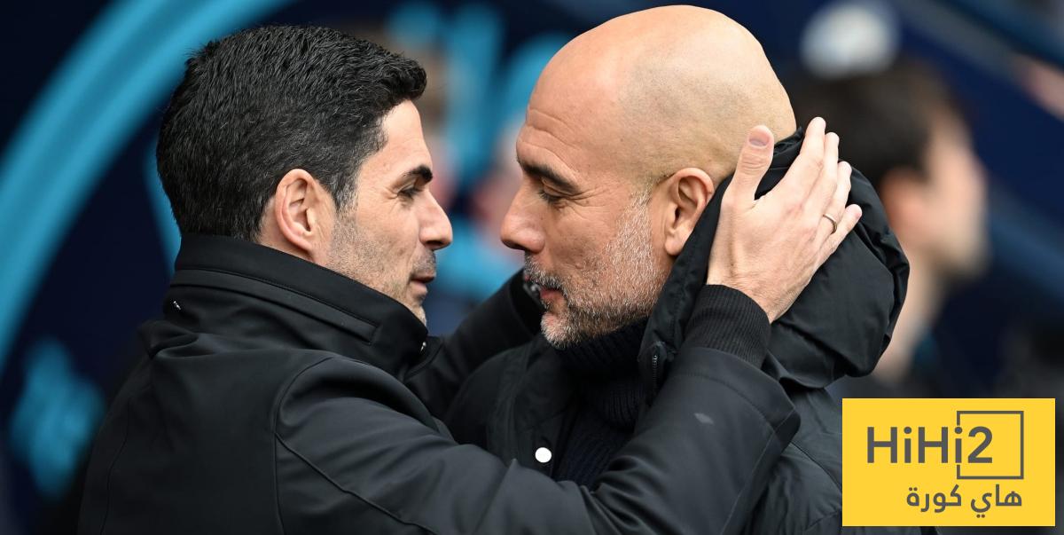 غوارديولا : مواجهة ارسنال بمثابة نهائي