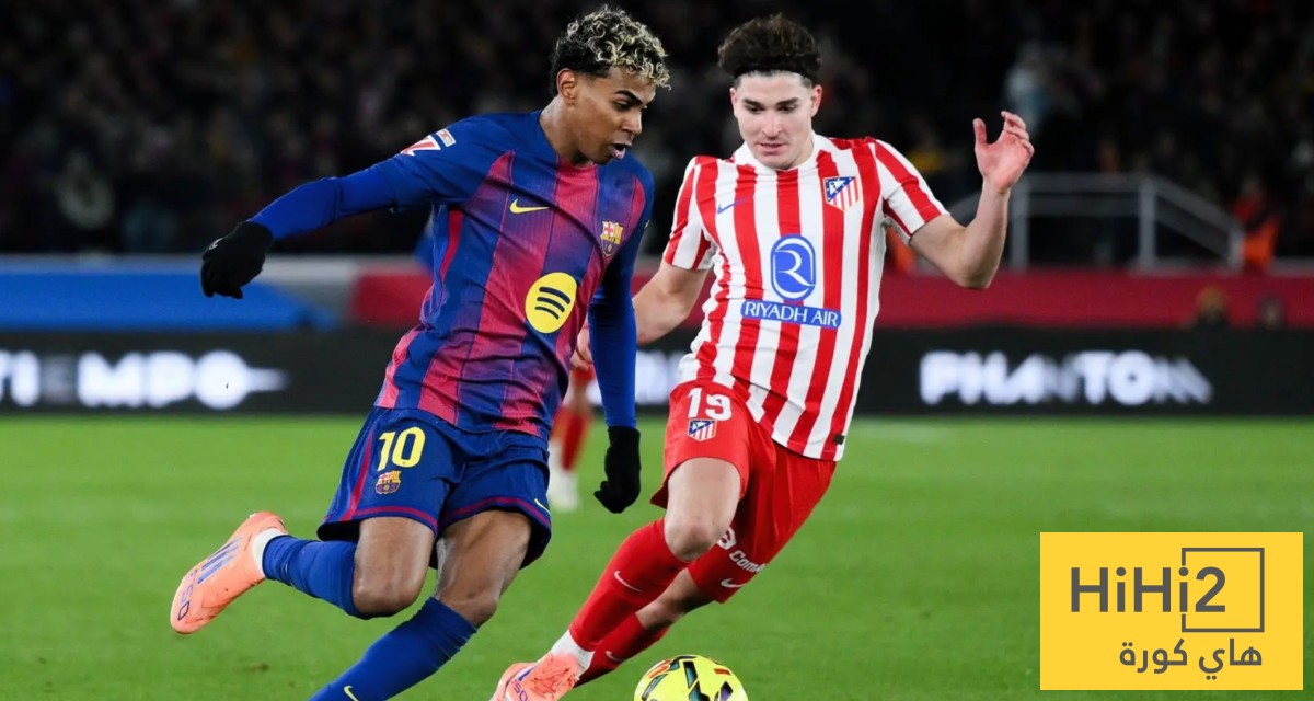 شاهد تشكيلة أتلتيكو مدريد ضد برشلونة ونسبة الفوز
