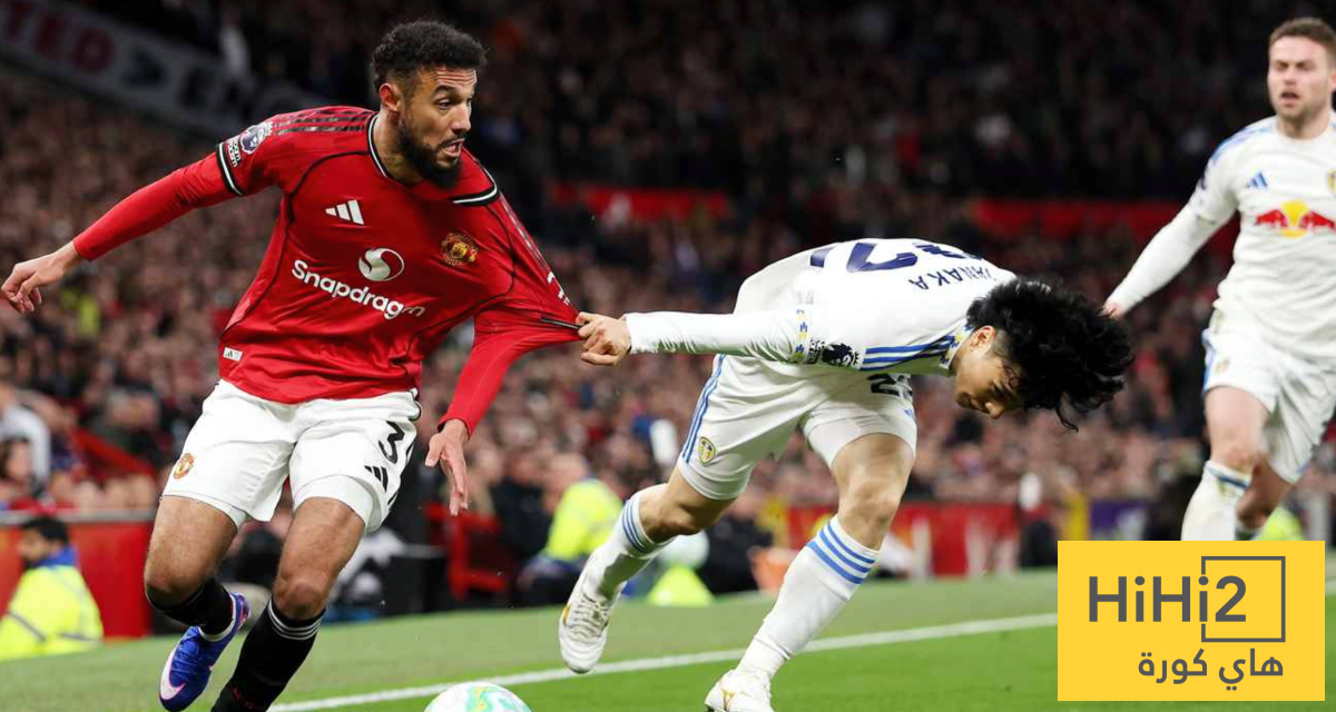 الشوط الأول – تقييم لاعبي مانشستر يونايتد ضد ليدز يونايتد