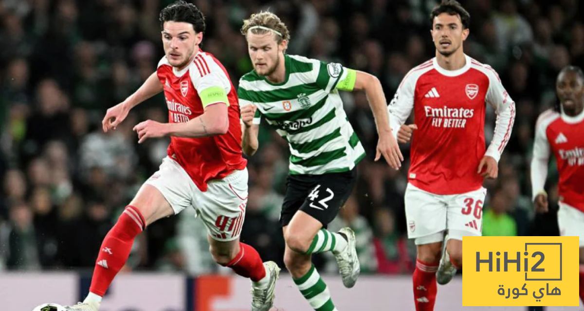 إحصائيات لاعبي أرسنال بعد التعادل مع سبورتينغ لشبونة