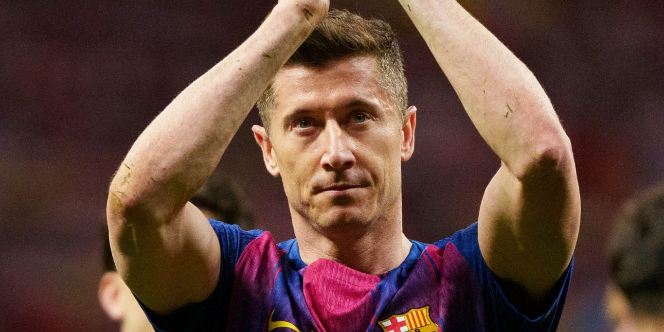 ليفاندوفسكي غير سعيد بعرض برشلونة الاول