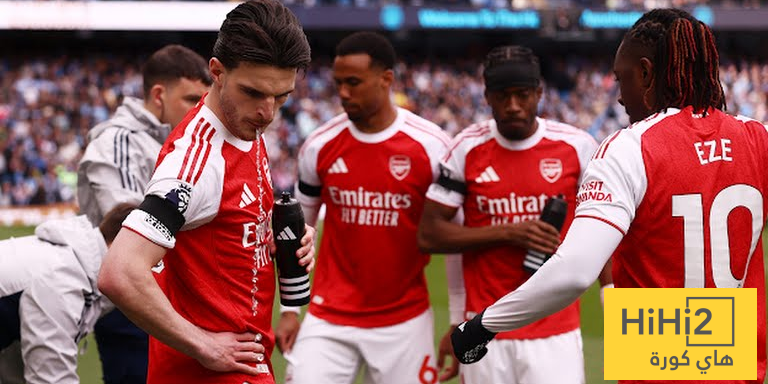 تقييم لاعبي ارسنال في الشوط الاول امام مانشستر سيتي