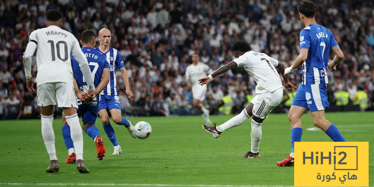 احصائيات مباراة ريال مدريد و الافيس في الدوري الاسباني