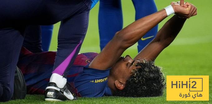 صور .. مشهد اصابة لامين كاملا