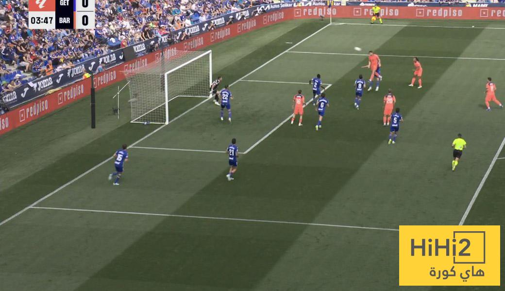 خيتافي يخالف اللوائح خلال مواجهة برشلونة