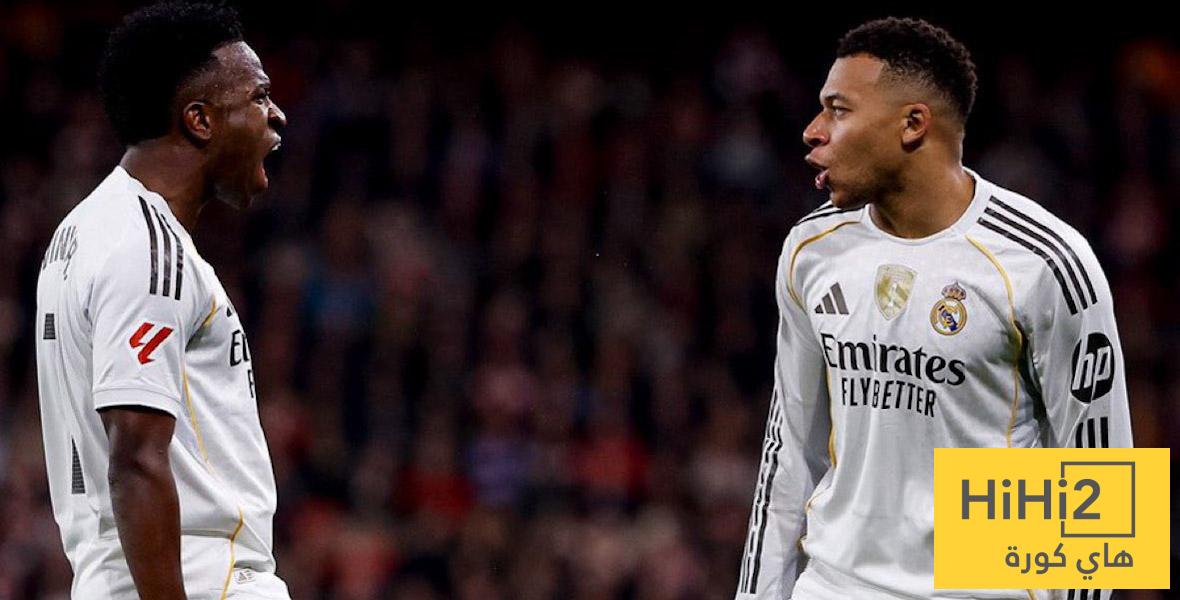 غرفة ملابس ريال مدريد تختار فينيسيوس على مبابي