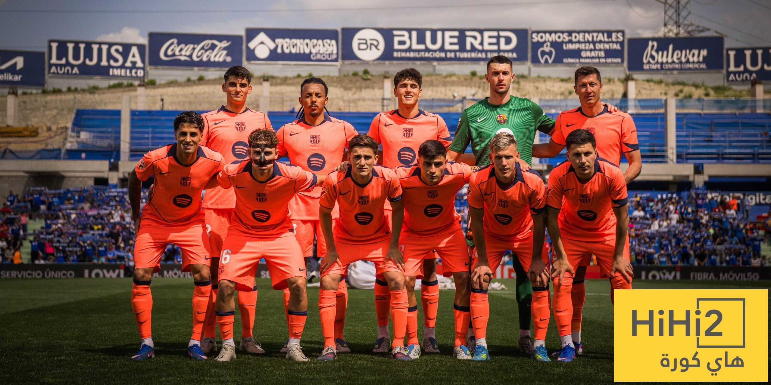 برشلونة يستعيد هذا الثنائي قبل مواجهة أوساسونا