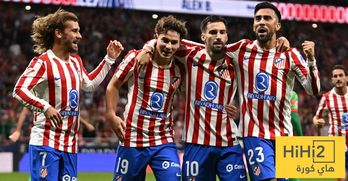 أتلتيكو مدريد يستعيد لاعبيه قبل مواجهة أرسنال