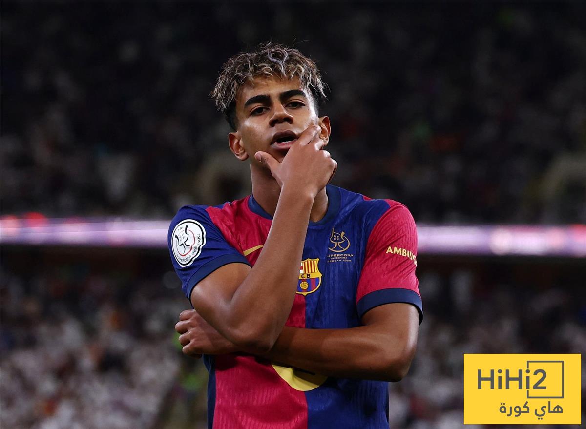 استبعاد هالاند وكين بسبب لامين يامال