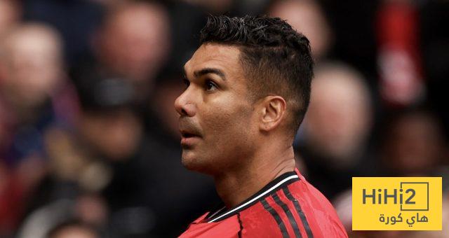 كاسيميرو لاعب الأسبوع في الدوري الانجليزي 1