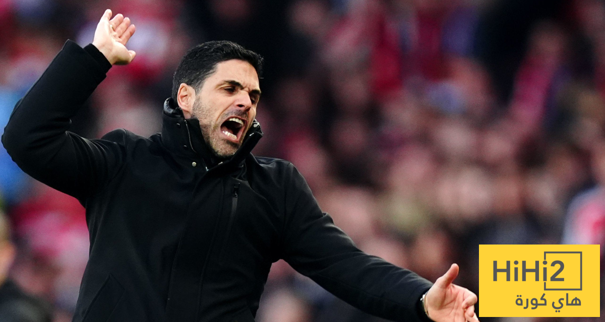 أرتيتا غاضب ومنزعج بسبب القرارات التحكيمية