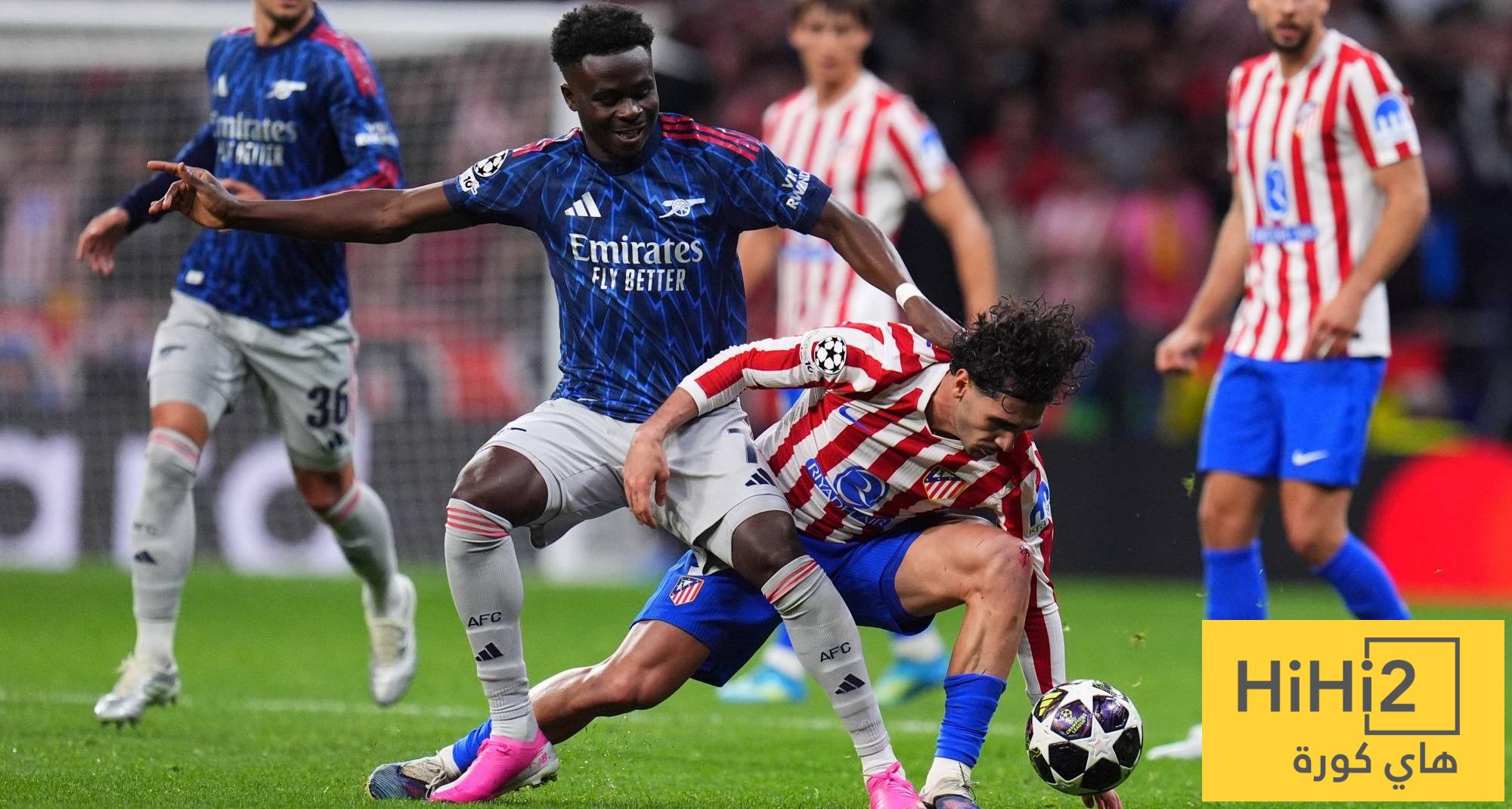 أرسنال فلت من يد أتلتيكو ..!