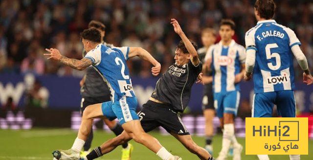 تقييم لاعبو ريال مدريد ضد اسبانيول في الشوط الاول 1